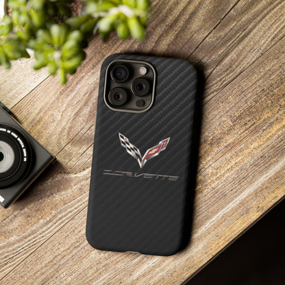 Corvette - Carbon Fiber Impact Resistant Phone Case