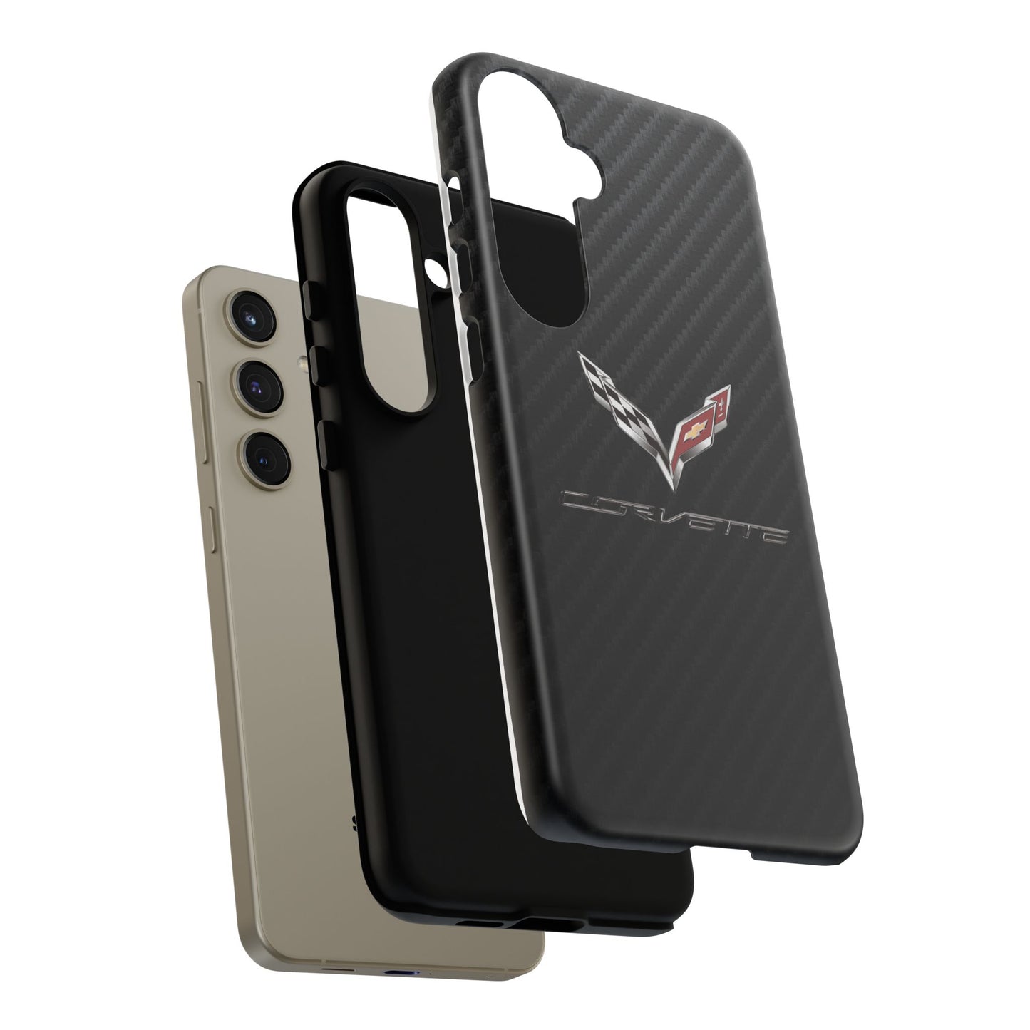 Corvette - Carbon Fiber Impact Resistant Phone Case