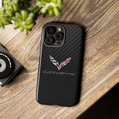 Corvette - Carbon Fiber Impact Resistant Phone Case