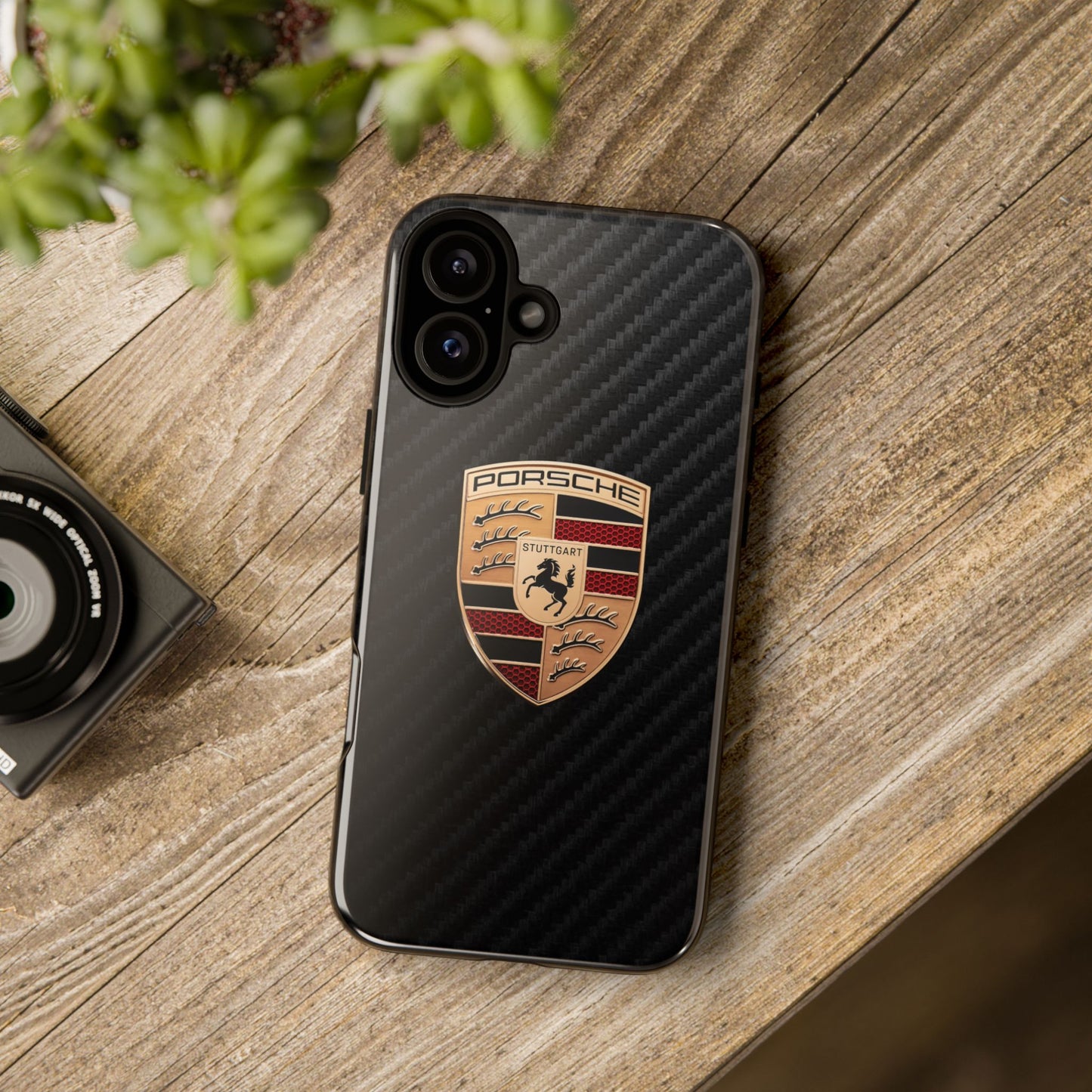 Porsche - Carbon Fiber Impact Resistant Phone Case