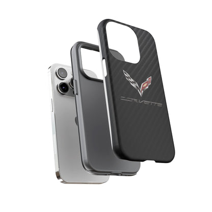 Corvette - Carbon Fiber Impact Resistant Phone Case