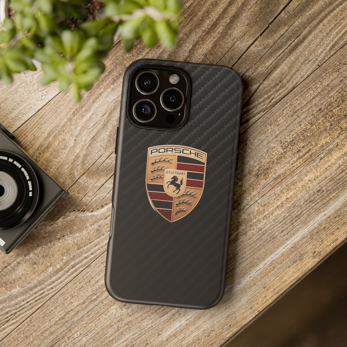 Porsche - Carbon Fiber Impact Resistant Phone Case