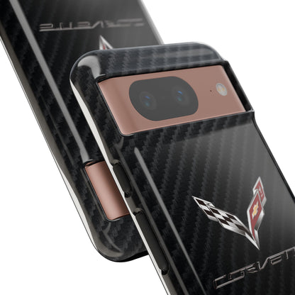 Corvette - Carbon Fiber Impact Resistant Phone Case