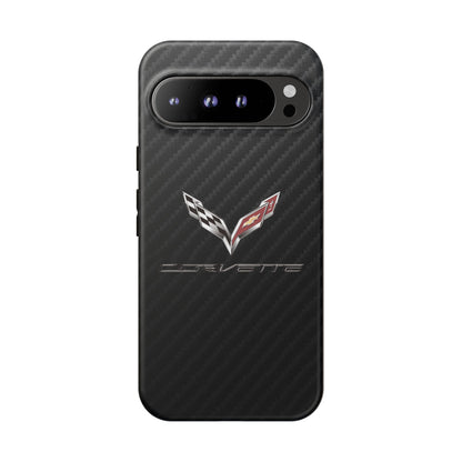 Corvette - Carbon Fiber Impact Resistant Phone Case