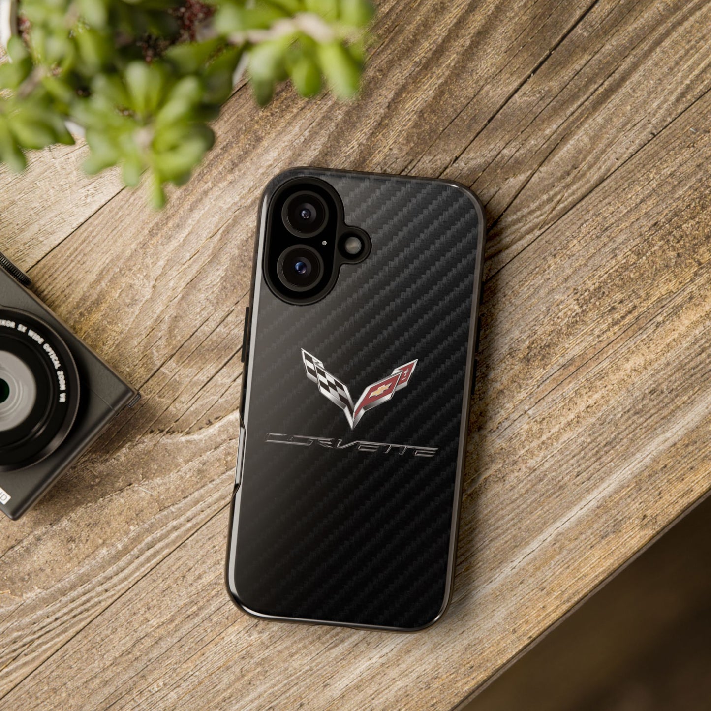 Corvette - Carbon Fiber Impact Resistant Phone Case