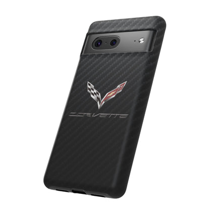 Corvette - Carbon Fiber Impact Resistant Phone Case