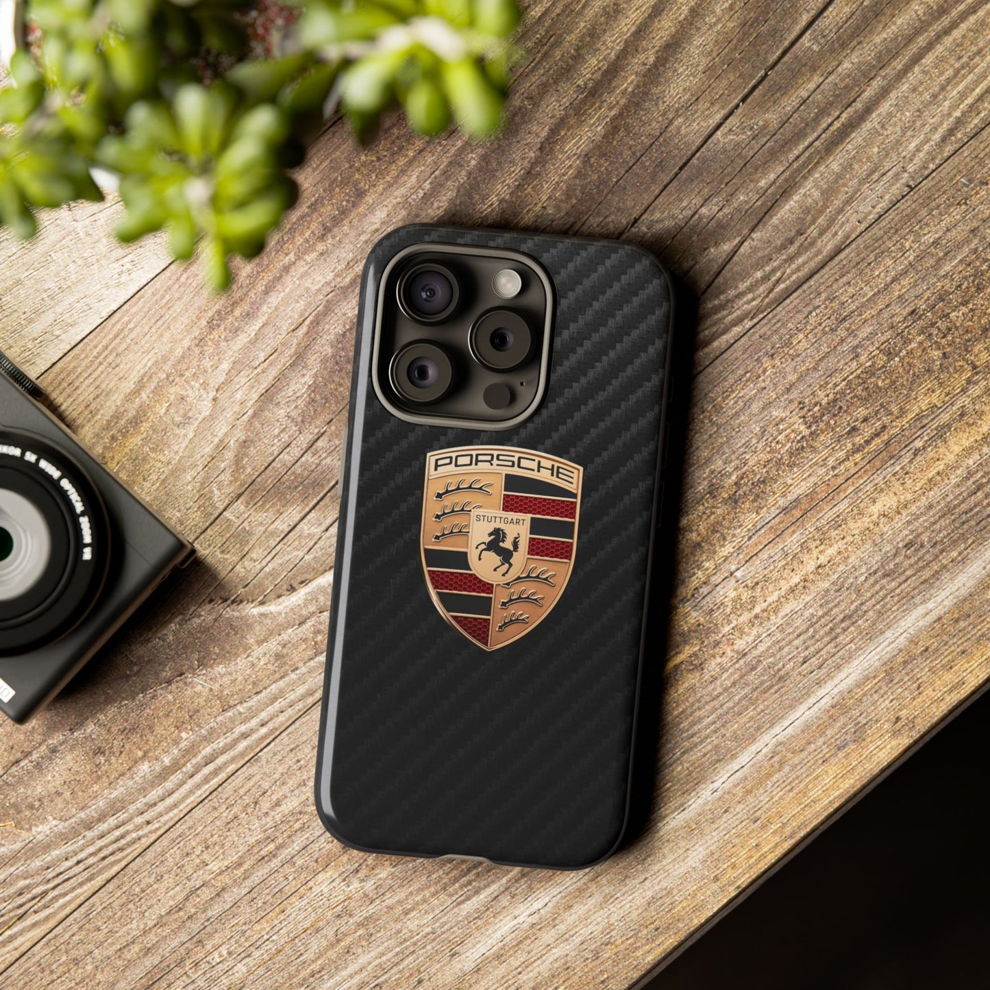 Porsche - Carbon Fiber Impact Resistant Phone Case
