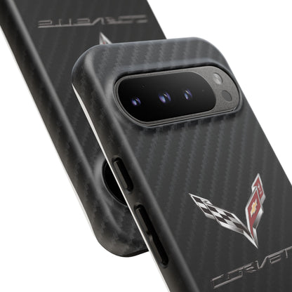 Corvette - Carbon Fiber Impact Resistant Phone Case