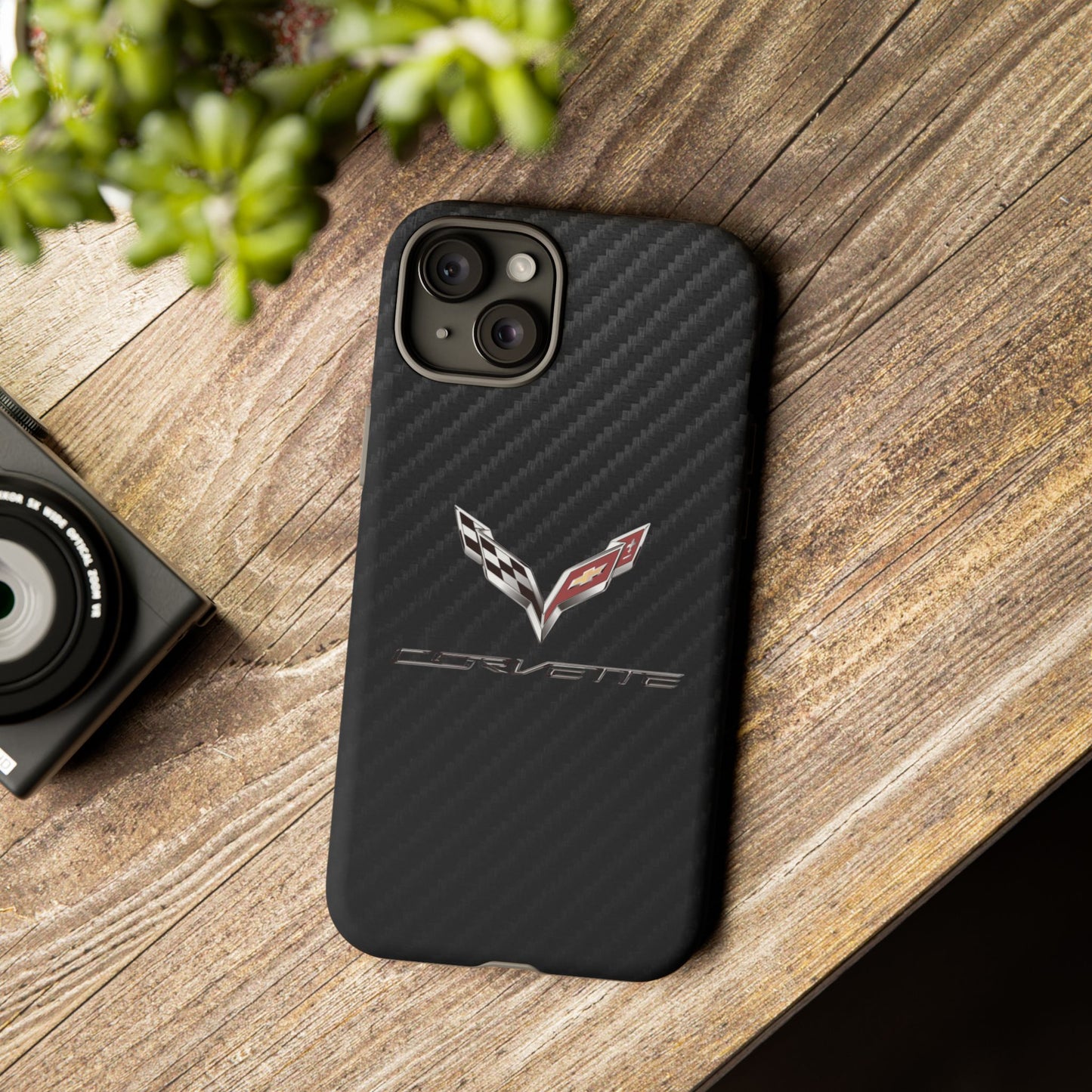 Corvette - Carbon Fiber Impact Resistant Phone Case