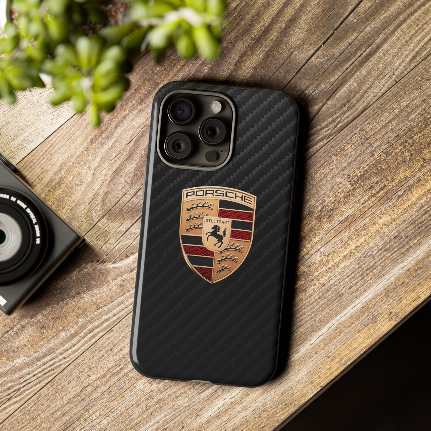 Porsche - Carbon Fiber Impact Resistant Phone Case
