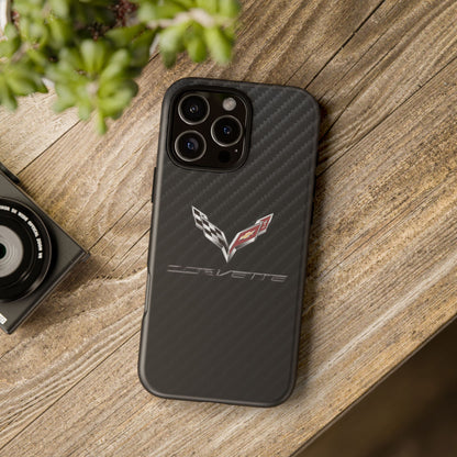 Corvette - Carbon Fiber Impact Resistant Phone Case