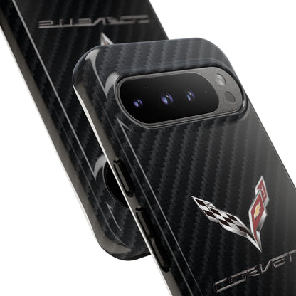 Corvette - Carbon Fiber Impact Resistant Phone Case