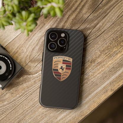Porsche - Carbon Fiber Impact Resistant Phone Case