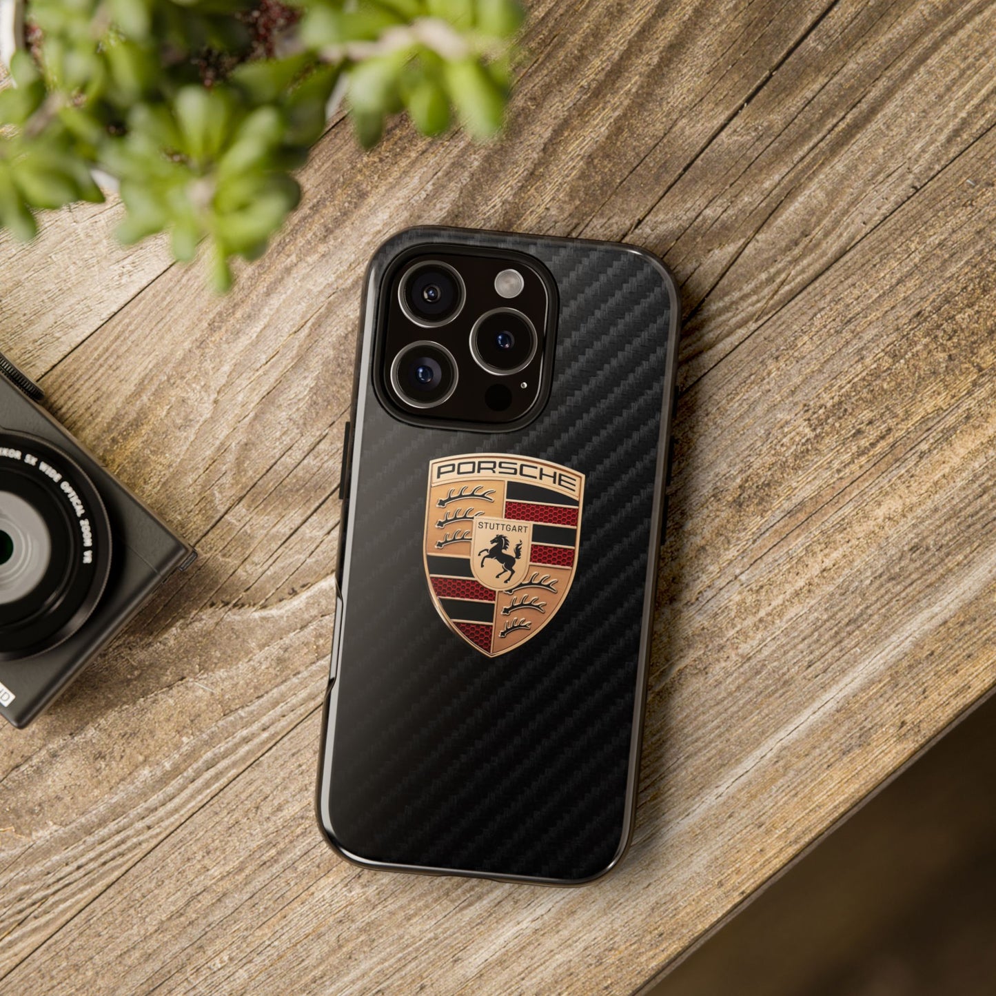 Porsche - Carbon Fiber Impact Resistant Phone Case