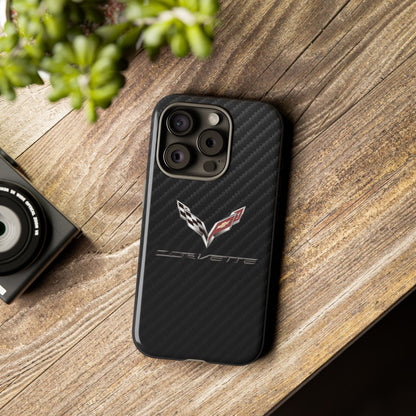 Corvette - Carbon Fiber Impact Resistant Phone Case