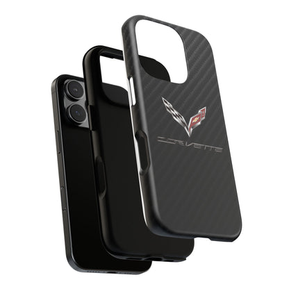 Corvette - Carbon Fiber Impact Resistant Phone Case
