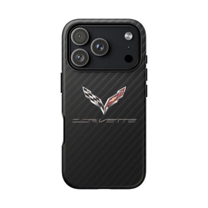 Corvette - Carbon Fiber Impact Resistant Phone Case