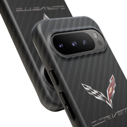 Corvette - Carbon Fiber Impact Resistant Phone Case