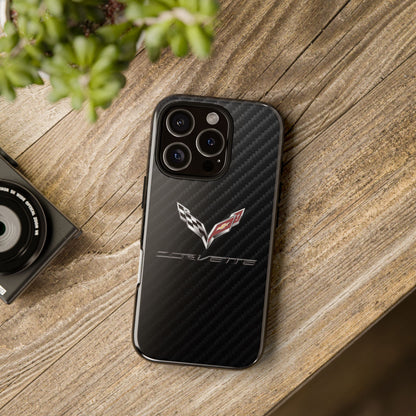 Corvette - Carbon Fiber Impact Resistant Phone Case