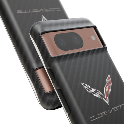 Corvette - Carbon Fiber Impact Resistant Phone Case