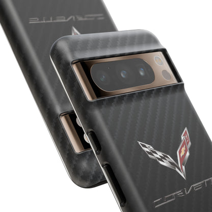 Corvette - Carbon Fiber Impact Resistant Phone Case