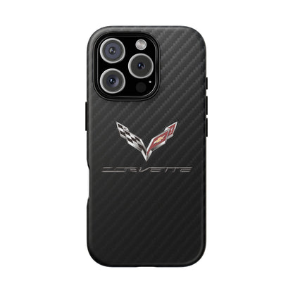 Corvette - Carbon Fiber Impact Resistant Phone Case
