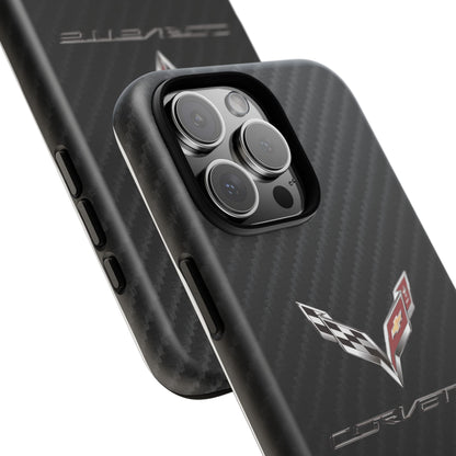 Corvette - Carbon Fiber Impact Resistant Phone Case