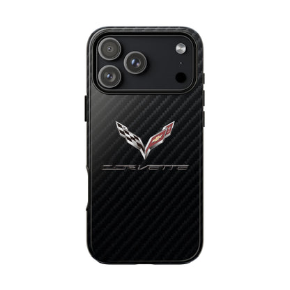 Corvette - Carbon Fiber Impact Resistant Phone Case