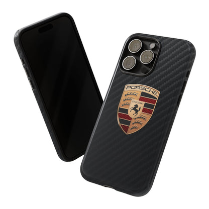 Porsche - Carbon Fiber Impact Resistant Phone Case