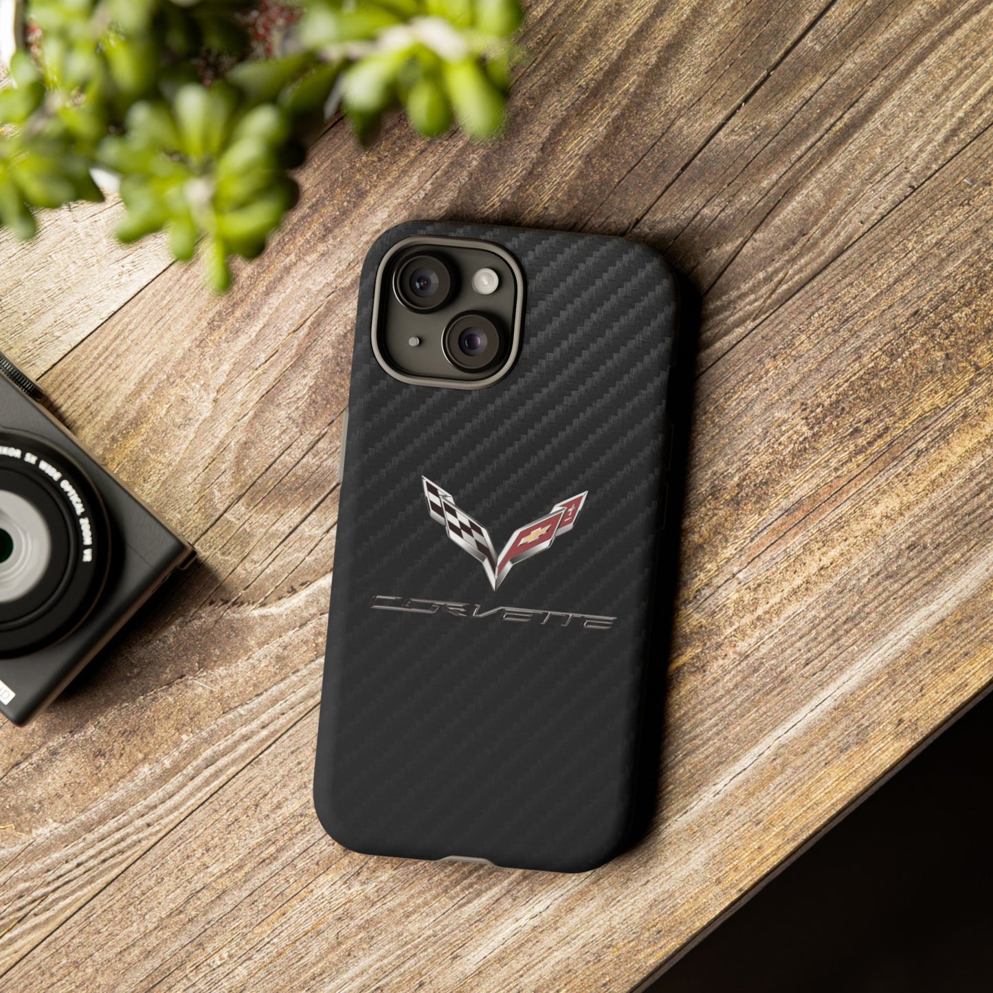 Corvette - Carbon Fiber Impact Resistant Phone Case