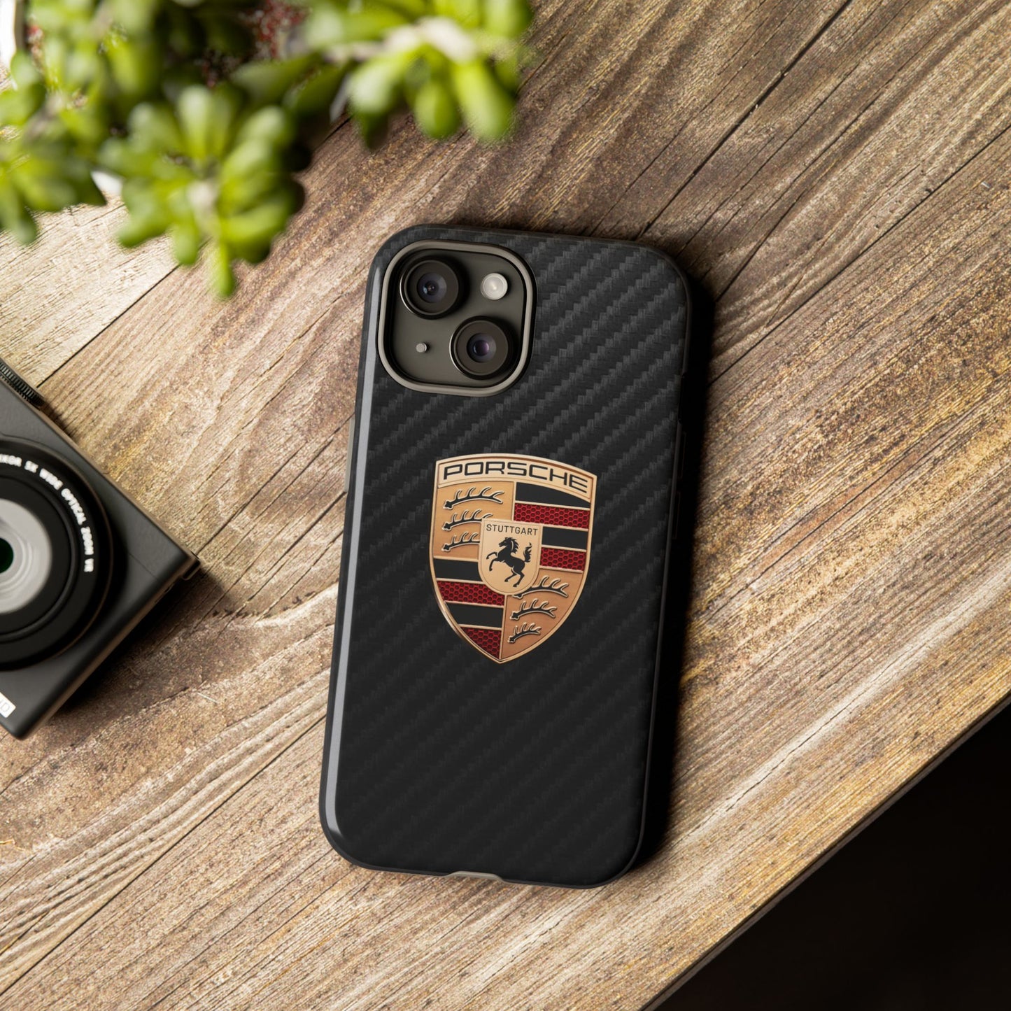 Porsche - Carbon Fiber Impact Resistant Phone Case