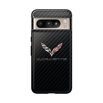 Corvette - Carbon Fiber Impact Resistant Phone Case
