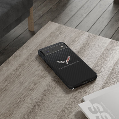 Corvette - Carbon Fiber Impact Resistant Phone Case