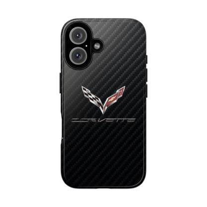 Corvette - Carbon Fiber Impact Resistant Phone Case