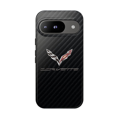 Corvette - Carbon Fiber Impact Resistant Phone Case