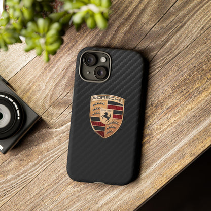 Porsche - Carbon Fiber Impact Resistant Phone Case