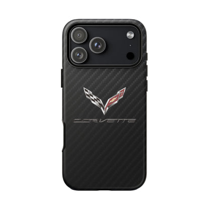 Corvette - Carbon Fiber Impact Resistant Phone Case