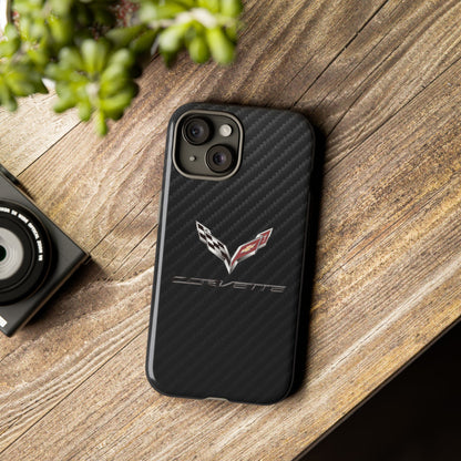 Corvette - Carbon Fiber Impact Resistant Phone Case