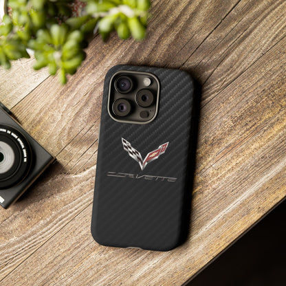 Corvette - Carbon Fiber Impact Resistant Phone Case