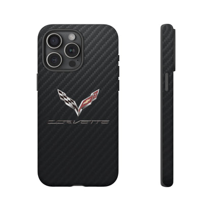 Corvette - Carbon Fiber Impact Resistant Phone Case