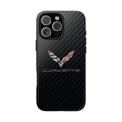 Corvette - Carbon Fiber Impact Resistant Phone Case