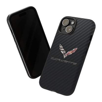 Corvette - Carbon Fiber Impact Resistant Phone Case