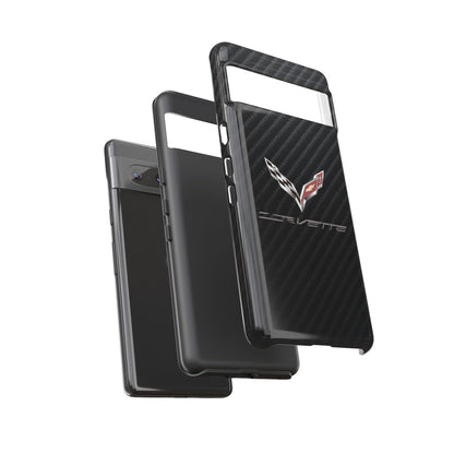 Corvette - Carbon Fiber Impact Resistant Phone Case