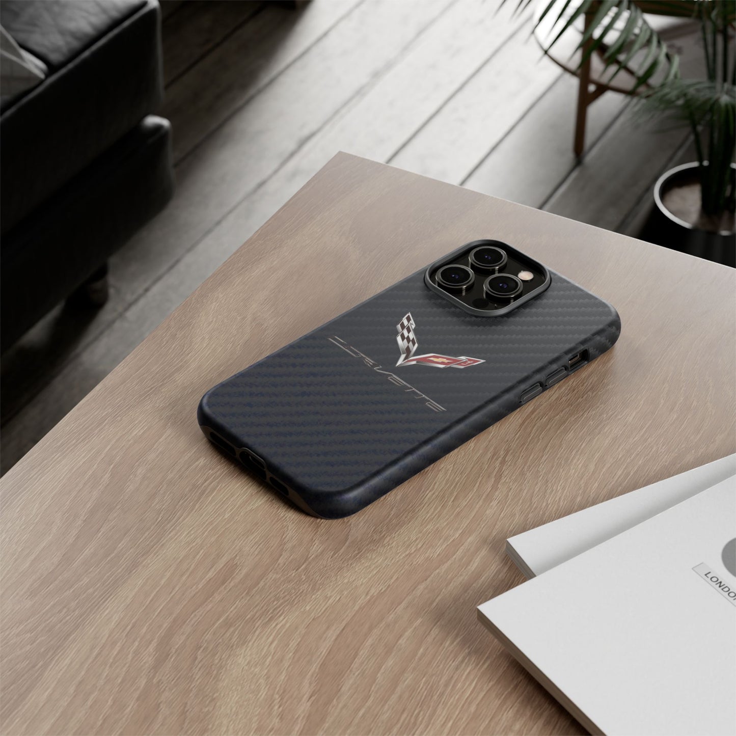 Corvette - Carbon Fiber Impact Resistant Phone Case