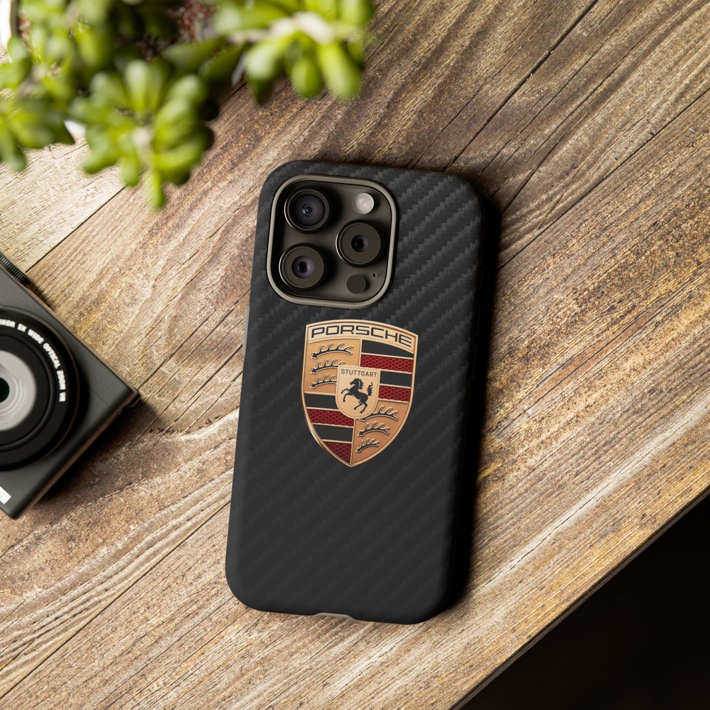 Porsche - Carbon Fiber Impact Resistant Phone Case