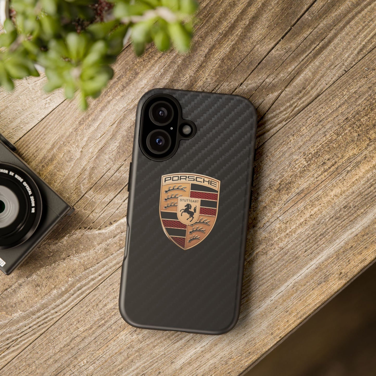 Porsche - Carbon Fiber Impact Resistant Phone Case