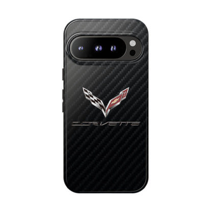 Corvette - Carbon Fiber Impact Resistant Phone Case