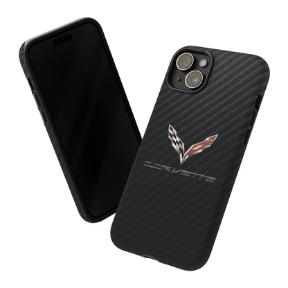 Corvette - Carbon Fiber Impact Resistant Phone Case
