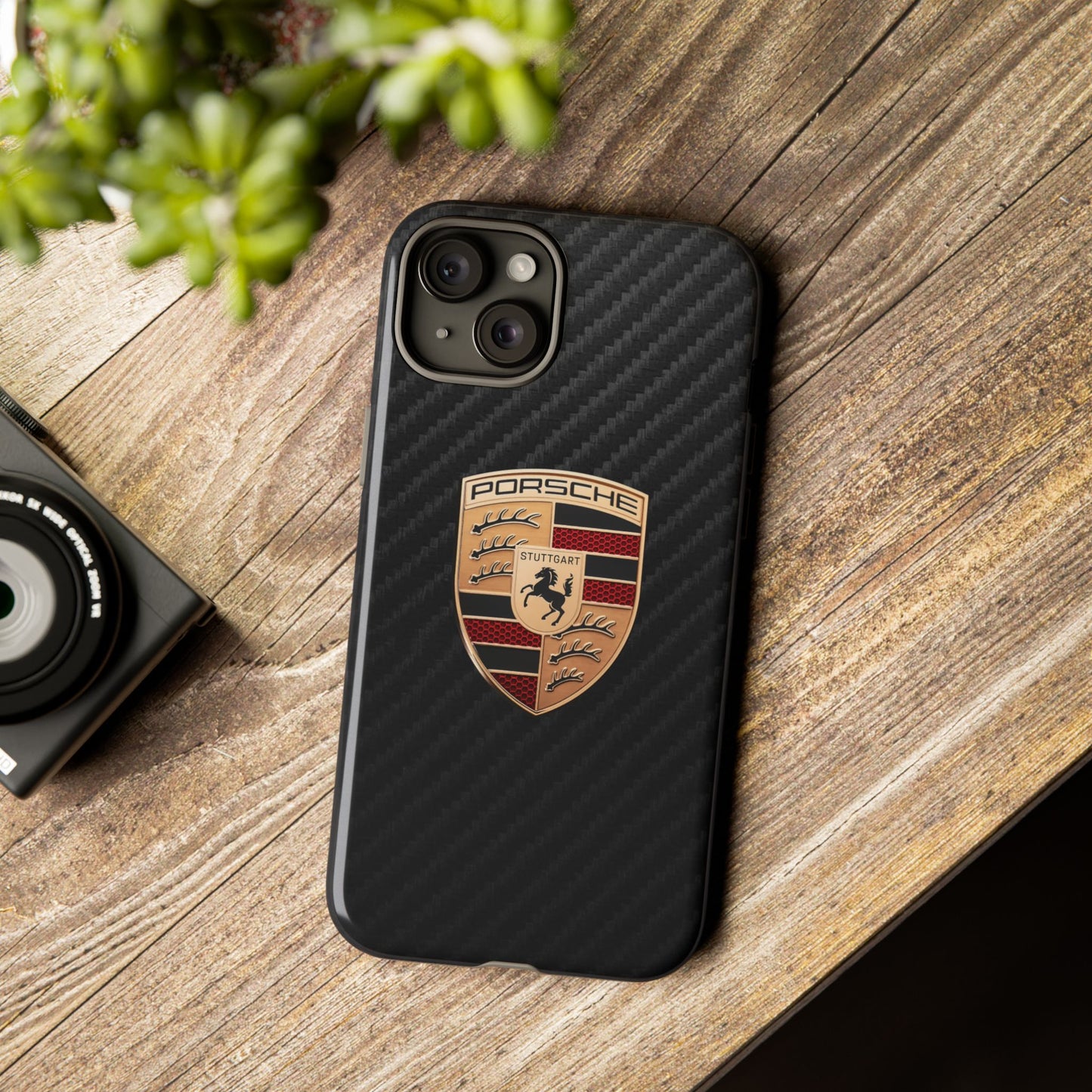 Porsche - Carbon Fiber Impact Resistant Phone Case