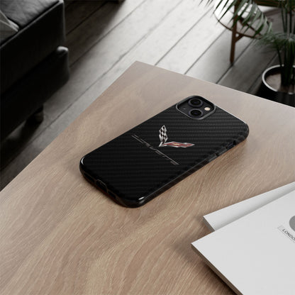 Corvette - Carbon Fiber Impact Resistant Phone Case